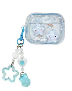 Compatible with AirPods Pro 2/1 Case Cute Wave Design Shockproof Protective Cover for Girls Women with Keychain Designed for AirPods Pro 2nd/1st Generation Compatible with AirPods Pro 2/1 Case Cute Wave Design Shockproof Protective Cover for Girls Women with Keychain Designed for AirPods Pro 2nd/1st Generation