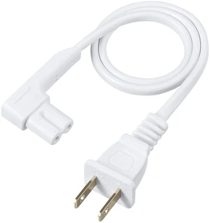 19.5in Power Cord Compatible with Sonos One, Sonos One SL, Sonos Play-1 Speakers - Power Plug Cable (Short, White) 19.5in Power Cord Compatible with Sonos One, Sonos One SL, Sonos Play-1 Speakers - Power Plug Cable (Short, White)