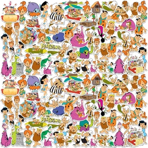The Flintstones 200 Sticker Pack Waterproof Vinyl Decals Officially Licensed Flintstones Stickers Great for Water Bottles, Skateboards, Luggage, Laptops, Bumpers & Cars The Flintstones 200 Sticker Pack Waterproof Vinyl Decals Officially Licensed Flintstones Stickers Great for Water Bottles, Skateboards, Luggage, Laptops, Bumpers & Cars