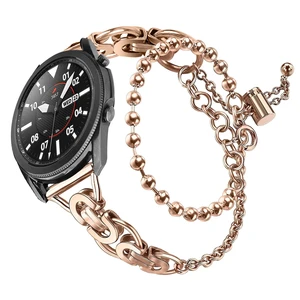 Compatible with Garmin Vivoacitve 5/6/3, Forerunner 55/165/165 Music,Venu SQ 2 Band for Women,Metal Classic Bling Replacement Luxury Jewelry Wristband Bracelet Strap Compatible with Garmin Vivoacitve 5/6/3, Forerunner 55/165/165 Music,Venu SQ 2 Band for Women,Metal Classic Bling Replacement Luxury Jewelry Wristband Bracelet Strap