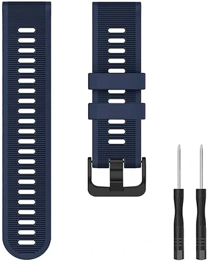 Waterproof Band Compatible with Forerunner 945/935 Watch Band Soft Silicone Breathable Sports Adjustable Replacement Wristbands for Women Men, Navy Waterproof Band Compatible with Forerunner 945/935 Watch Band Soft Silicone Breathable Sports Adjustable Replacement Wristbands for Women Men, Navy