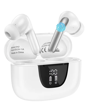 iPhone 18Pro Wireless Ear Buds Bluetooth Headphones for Apple iPhone 17e/17 Pro/17 Pro Max/17e/16e/16/16 Pro/18 Pro Max/15/15 Pro, Earbuds Samsung Galaxy S26 Oneplus Pixel 11 Earphones iPhone 18Pro Wireless Ear Buds Bluetooth Headphones for Apple iPhone 17e/17 Pro/17 Pro Max/17e/16e/16/16 Pro/18 Pro Max/15/15 Pro, Earbuds Samsung Galaxy S26 Oneplus Pixel 11 Earphones