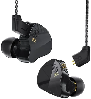 CCZ Melody in Ear Monitors, Dynamic Hybrid Dual Driver in Ear Headphones 1BA+1DD HiFi Wired Headphones Musicians IEM Upgrade Deep Bass Suitable for Audiophile Musician(No MIC, Black) CCZ Melody in Ear Monitors, Dynamic Hybrid Dual Driver in Ear Headphones 1BA+1DD HiFi Wired Headphones Musicians IEM Upgrade Deep Bass Suitable for Audiophile Musician(No MIC, Black)