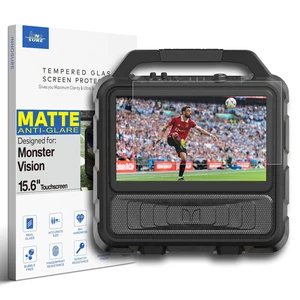 Premium Anti Glare Tempered Glass Screen Protector designed for Monster Vision Portable TV Entertainment System 15.6" Display Touchscreen 9H Anti Scratch (Matte) Premium Anti Glare Tempered Glass Screen Protector designed for Monster Vision Portable TV Entertainment System 15.6" Display Touchscreen 9H Anti Scratch (Matte)