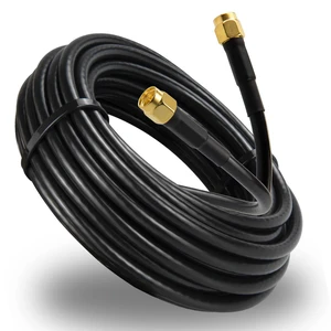 BMR200 Upgraded SMA Male to SMA Male Cable 16.4ft LMR200 Equivalent SMA Extension Coaxial Cable 50 Ohm Ultra Low Loss for WiFi, 4G/5G LTE, GPS, RF Radio, Better Than RG58 BMR200 Upgraded SMA Male to SMA Male Cable 16.4ft LMR200 Equivalent SMA Extension Coaxial Cable 50 Ohm Ultra Low Loss for WiFi, 4G/5G LTE, GPS, RF Radio, Better Than RG58