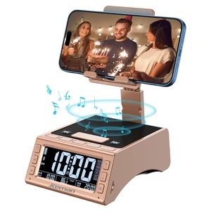 Gifts for Men Women,Cell Phone Stand with Wireless Bluetooth Speaker,Adjustable Cool Tech Kitchen Gadgets,Unique Birthday Gift Idea for Him, Husband, BoyfriendRose Gold Gifts for Men Women,Cell Phone Stand with Wireless Bluetooth Speaker,Adjustable Cool Tech Kitchen Gadgets,Unique Birthday Gift Idea for Him, Husband, BoyfriendRose Gold