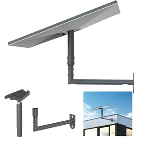 Aluminum Wall Mount Kit for Starlink Gen 3/V4/Standard 4/4X 360° Adjustable Heavy-Duty Wall Eave Mounting Bracket for Starlink Dish, Weather-Resistant Outdoor Installation Kit Aluminum Wall Mount Kit for Starlink Gen 3/V4/Standard 4/4X 360° Adjustable Heavy-Duty Wall Eave Mounting Bracket for Starlink Dish, Weather-Resistant Outdoor Installation Kit