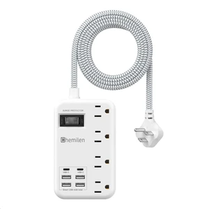 Travel Power Strip with 6 USB (2 USB C), 4 Outlets, 4Ft Extension Cord 13A 6 USB Charging Station,4.8A,2 USB C,Surge Protector,Switch,Flat Plug,4FT Braided Extension Cord,For Travel Home Office Dorm Travel Power Strip with 6 USB (2 USB C), 4 Outlets, 4Ft Extension Cord 13A 6 USB Charging Station,4.8A,2 USB C,Surge Protector,Switch,Flat Plug,4FT Braided Extension Cord,For Travel Home Office Dorm