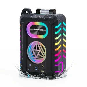 IP67 Waterproof Bluetooth Speaker with Cell Phone Stand TWS Stereo Sound, RGB Lights, Portable Shower Speaker for Home, Party, Pool, Camping & Beach, Birthday Gifts for Men Women IP67 Waterproof Bluetooth Speaker with Cell Phone Stand TWS Stereo Sound, RGB Lights, Portable Shower Speaker for Home, Party, Pool, Camping & Beach, Birthday Gifts for Men Women