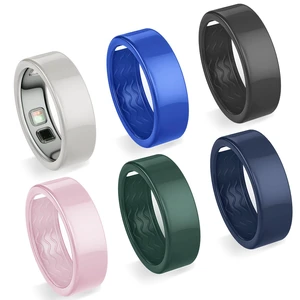 6 Pack Cover Compatible with Oura Ring 5 Ultra-Thin TPU Anti-Slip Wave Texture Protector Case, Support Charging with Cover on, Anti-Scratch Ring Guard 6 Pack Cover Compatible with Oura Ring 5 Ultra-Thin TPU Anti-Slip Wave Texture Protector Case, Support Charging with Cover on, Anti-Scratch Ring Guard