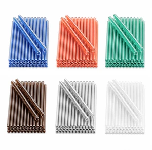 300pcs Color-Coded Fiber Optic Fusion Splice Sleeve Kit, 2.6mm 60mm Pre-Shrunk Fusion Protectors, Plastic Storage Box, Blue/Orange/Green/Brown/Grey/White, 50pcs per Color, 304 SS Pin 300pcs Color-Coded Fiber Optic Fusion Splice Sleeve Kit, 2.6mm 60mm Pre-Shrunk Fusion Protectors, Plastic Storage Box, Blue/Orange/Green/Brown/Grey/White, 50pcs per Color, 304 SS Pin