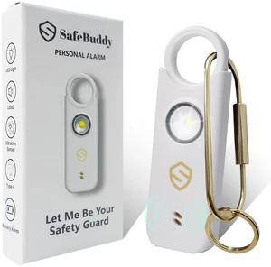 Personal Alarm for Women, Men, Kids, Elderly, Self Defense - Designed by Women 140DB Extra Speakers Alarm with Strobe Light, Rechargeable, Safety Alarms and Premium Keychain (Pure White) Personal Alarm for Women, Men, Kids, Elderly, Self Defense - Designed by Women 140DB Extra Speakers Alarm with Strobe Light, Rechargeable, Safety Alarms and Premium Keychain (Pure White)