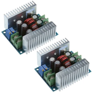 2PCS CC CV DC 6-40V to 1.2-36V Buck Converter20A 300W Constant Current, Adjustable Step Down Voltage Regulator, Power Supply Module, with Short Circuit Protection Function 2PCS CC CV DC 6-40V to 1.2-36V Buck Converter20A 300W Constant Current, Adjustable Step Down Voltage Regulator, Power Supply Module, with Short Circuit Protection Function