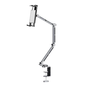 Phone/Tablet Metal Holder Stand, Grey, CT9 Heavy Duty, Adjustable Foldable, Aluminum Universal Lazy Bracket, 360° Rotation Flexible Long Arm, For 4-13 Inch Devices Phone/Tablet Metal Holder Stand, Grey, CT9 Heavy Duty, Adjustable Foldable, Aluminum Universal Lazy Bracket, 360° Rotation Flexible Long Arm, For 4-13 Inch Devices