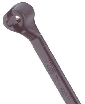 Ty-Rap Cable Tie, 4 in L, 5/8 in Max Bundle Dia., Black, Nylon 6/6, 18 lb Strength, 100 PK TY523MX - 1 Each Ty-Rap Cable Tie, 4 in L, 5/8 in Max Bundle Dia., Black, Nylon 6/6, 18 lb Strength, 100 PK TY523MX - 1 Each