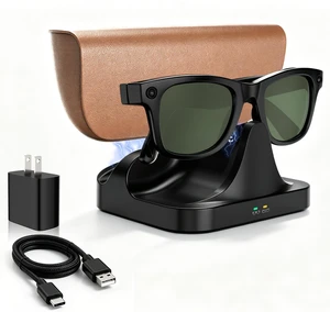Magnetic 2-in-1 Charging Stand Compatible with Ray-Ban Meta Glasses Gen 1&2 Compatible with Wayfarer, Skyler, Blayzer/Scriber Optics(NOT for Headliner, Oakley Meta HSTN) Magnetic 2-in-1 Charging Stand Compatible with Ray-Ban Meta Glasses Gen 1&2 Compatible with Wayfarer, Skyler, Blayzer/Scriber Optics(NOT for Headliner, Oakley Meta HSTN)