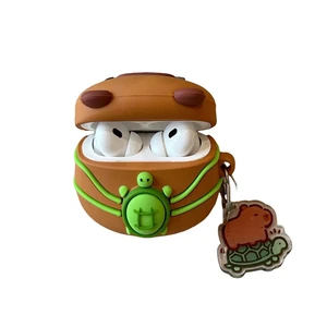 for AirPods 5 (2026) and Airpods 4 (2024) Case, Cute Animal Cover Compatible with AirPods 5/4 Case for Girls Women, Kawaii Capybara Earbuds Cover, Silicone Shockproof Protector with Keychain for AirPods 5 (2026) and Airpods 4 (2024) Case, Cute Animal Cover Compatible with AirPods 5/4 Case for Girls Women, Kawaii Capybara Earbuds Cover, Silicone Shockproof Protector with Keychain