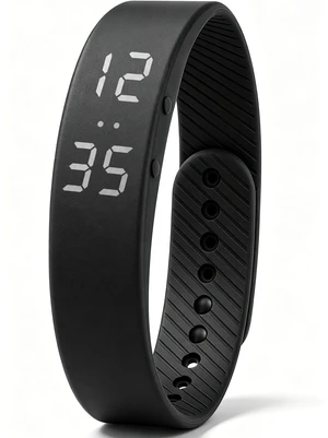 Silent Vibrating Alarm Wristband, Rechargeable Fitness Activity Tracker Silent vibrating alarm wristband tracks steps and calories, built-in rechargeable battery for daily use Silent Vibrating Alarm Wristband, Rechargeable Fitness Activity Tracker Silent vibrating alarm wristband tracks steps and calories, built-in rechargeable battery for daily use