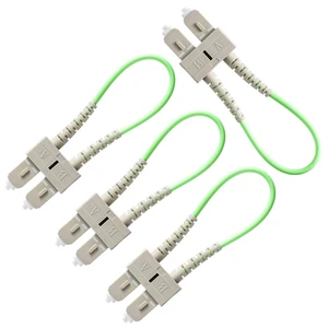4 PCS OM5 Loopback Plug Tester Multimode SC-UPC Fiber Optical Duplex Cable Adapter 50/125 4 PCS OM5 Loopback Plug Tester Multimode SC-UPC Fiber Optical Duplex Cable Adapter 50/125