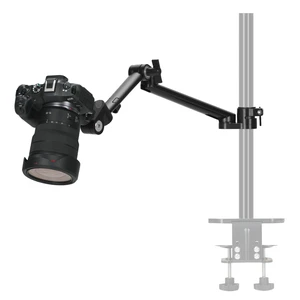 19" Modular Desktop Camera Arm DSLR Mount Titanrig Arm Z Compatible with 35 mm Rods Titanrig Lite Z Live Studio, Detachable 1/4" Screw Ballhead, 360 Degrees Adjustable 19" Modular Desktop Camera Arm DSLR Mount Titanrig Arm Z Compatible with 35 mm Rods Titanrig Lite Z Live Studio, Detachable 1/4" Screw Ballhead, 360 Degrees Adjustable