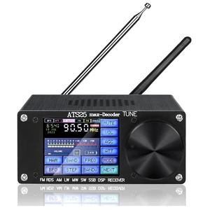 SI4732 ATS-25 max-Decoder Full-Band Radio Receiver, Built-in Morse Code and Digital Communication decoder Support CW RTTY FT4 FT8 LSB SW4.17 Version SI4732 ATS-25 max-Decoder Full-Band Radio Receiver, Built-in Morse Code and Digital Communication decoder Support CW RTTY FT4 FT8 LSB SW4.17 Version
