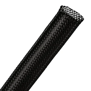 100ft 1/2 inch PET Expandable Braided Cable Sleeve Black Wire Loom for Automotive, Audio, Video, Home Theater & Office Cable Management (Black, 1/2inch-100ft) 100ft 1/2 inch PET Expandable Braided Cable Sleeve Black Wire Loom for Automotive, Audio, Video, Home Theater & Office Cable Management (Black, 1/2inch-100ft)