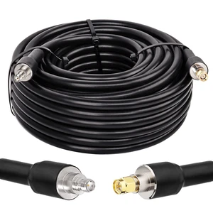 SMA Extension Cable SMA Male to SMA Female Low Loss KMR400 SMA Coax Cable for 3G 4G LTE, 5G Modems/Routers, Ham, ADS-B, SDR Equipment50FT SMA Extension Cable SMA Male to SMA Female Low Loss KMR400 SMA Coax Cable for 3G 4G LTE, 5G Modems/Routers, Ham, ADS-B, SDR Equipment50FT