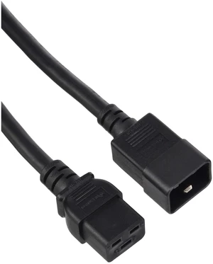 Heavy Duty Extension Cord - 10 Feet - Black NEMA 6-20P to IEC 60320 C19, 12AWG, 20A, 125V, for High-Performance Computers and Network Devices Heavy Duty Extension Cord - 10 Feet - Black NEMA 6-20P to IEC 60320 C19, 12AWG, 20A, 125V, for High-Performance Computers and Network Devices