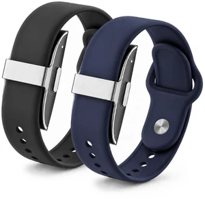 2 Pack Silicone for Hume Band Replacement Strap for Hume Band 1.0 Men Women Water-Resistant Wristband for Hume Health Band 1.0, Soft Smooth Waterproof Adjustable Sport Strap, Pin-and-Tuck closure 2 Pack Silicone for Hume Band Replacement Strap for Hume Band 1.0 Men Women Water-Resistant Wristband for Hume Health Band 1.0, Soft Smooth Waterproof Adjustable Sport Strap, Pin-and-Tuck closure