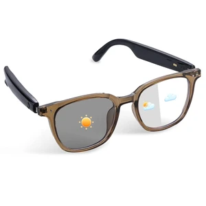 Smart Glasses for Men & Women, Bluetooth Glasses with Speakers Open Ear Speakers, Hands-Free Music & Calls, Voice Control, Photochromic Sunglasses for Working, Cycling,Driving,Travel-Blown Smart Glasses for Men & Women, Bluetooth Glasses with Speakers Open Ear Speakers, Hands-Free Music & Calls, Voice Control, Photochromic Sunglasses for Working, Cycling,Driving,Travel-Blown