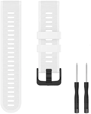 Waterproof Band Compatible with Forerunner 945/935 Watch Band Soft Silicone Breathable Sports Adjustable Replacement Wristbands for Women Men, White Waterproof Band Compatible with Forerunner 945/935 Watch Band Soft Silicone Breathable Sports Adjustable Replacement Wristbands for Women Men, White