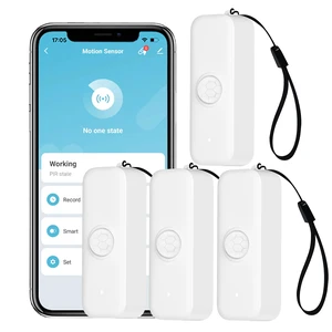 WiFi Smart Motion Sensor: Wireless PIR Motion Detector for Home Security, Infrared Motion Sensor with App Notification Alert, Support Voice Command Via Alexa (4-Pack) WiFi Smart Motion Sensor: Wireless PIR Motion Detector for Home Security, Infrared Motion Sensor with App Notification Alert, Support Voice Command Via Alexa (4-Pack)