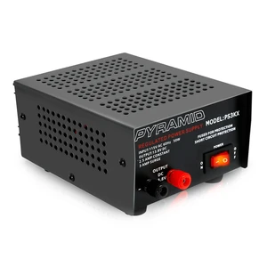 Universal Compact Bench Power Supply - 2.5 Amp Linear Regulated Home Lab Benchtop AC-to-DC 12V Converter w/ 13.8 Volt DC 115V AC 50 Watt Power Input, Screw Type Terminals, Cooling Fan PS3KX Universal Compact Bench Power Supply - 2.5 Amp Linear Regulated Home Lab Benchtop AC-to-DC 12V Converter w/ 13.8 Volt DC 115V AC 50 Watt Power Input, Screw Type Terminals, Cooling Fan PS3KX