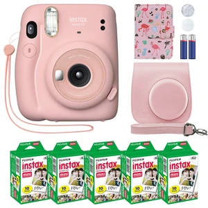 Instax Mini 11 Instant Camera + MiniMate Accessory Bundle & Compatible Custom Case + Fuji Instax Film Value Pack (50 Sheets) Flamingo Designer Photo Album (Blush Pink, Standard Packaging) Instax Mini 11 Instant Camera + MiniMate Accessory Bundle & Compatible Custom Case + Fuji Instax Film Value Pack (50 Sheets) Flamingo Designer Photo Album (Blush Pink, Standard Packaging)