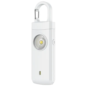 Rechargeable Personal Alarms for Women - Christmas Birthday Gifts for Women, Stocking Stuffers for Teen Girl, Daughter, Safety Keychain Flashlight, Siren Alarm, Travel College Essentials (White) Rechargeable Personal Alarms for Women - Christmas Birthday Gifts for Women, Stocking Stuffers for Teen Girl, Daughter, Safety Keychain Flashlight, Siren Alarm, Travel College Essentials (White)
