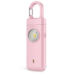 Rechargeable Personal Alarm for Women - Travel College Dorm Essentials 130dB Keychain Alarm with Flashlight, Safety Gifts for Teen Girl, Daughter, Student, Birthday Gift Stocking Stuffers, Pink Rechargeable Personal Alarm for Women - Travel College Dorm Essentials 130dB Keychain Alarm with Flashlight, Safety Gifts for Teen Girl, Daughter, Student, Birthday Gift Stocking Stuffers, Pink