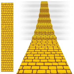 Yellow Brick Floor Runner Yellow 31.5 in X 32.8 ft Carpet Road Roll for Wizard Party, Yellow Brick Cosplay Backdrop, Princess Party Walkway, Perspective Design, Halloween Decor Yellow Brick Floor Runner Yellow 31.5 in X 32.8 ft Carpet Road Roll for Wizard Party, Yellow Brick Cosplay Backdrop, Princess Party Walkway, Perspective Design, Halloween Decor