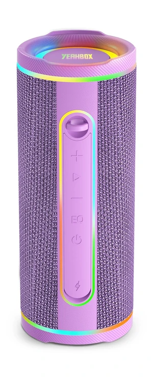 P40 40W Bluetooth Speaker, Hi-Fi Sound, IP67, RGB, Purple 40W Hi-Fi sound with dome tweeter, track bass driver, IP67 waterproofing, RGB lights and TWS pairing P40 40W Bluetooth Speaker, Hi-Fi Sound, IP67, RGB, Purple 40W Hi-Fi sound with dome tweeter, track bass driver, IP67 waterproofing, RGB lights and TWS pairing