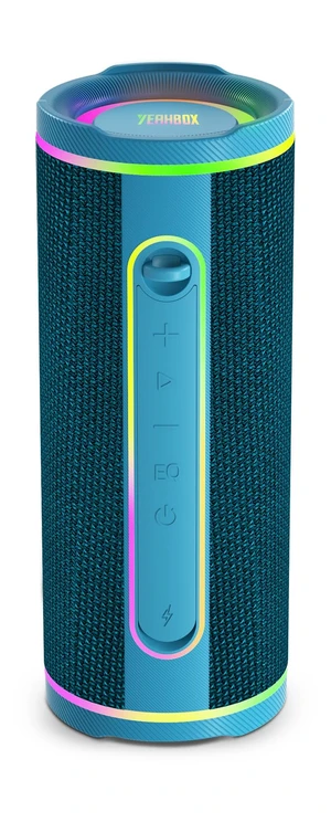 P40 40W Bluetooth Speaker, Hi-Fi Sound, IP67, RGB, Blue 40W Hi-Fi sound with dome tweeter, track bass driver, IP67 waterproofing, RGB lights and TWS pairing P40 40W Bluetooth Speaker, Hi-Fi Sound, IP67, RGB, Blue 40W Hi-Fi sound with dome tweeter, track bass driver, IP67 waterproofing, RGB lights and TWS pairing