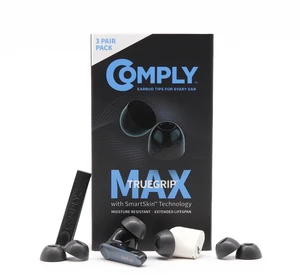 TW-300-B TrueGrip MAX Memory Foam Earbud Tips, Black Medium, 3 Pairs For Beats Studio Buds Plus +, EarFun, Soundcore & More, Ultimate Comfort, Secure Fit, Superior Noise Isolation TW-300-B TrueGrip MAX Memory Foam Earbud Tips, Black Medium, 3 Pairs For Beats Studio Buds Plus +, EarFun, Soundcore & More, Ultimate Comfort, Secure Fit, Superior Noise Isolation