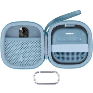 Hard Case for Bose SoundLink Micro 2nd Gen Portable Bluetooth Speaker Protective Storage Box, Portable Carrying Box, Smooth Zipper, Zippered Closure, Travel-ready, Blue Case Hard Case for Bose SoundLink Micro 2nd Gen Portable Bluetooth Speaker Protective Storage Box, Portable Carrying Box, Smooth Zipper, Zippered Closure, Travel-ready, Blue Case