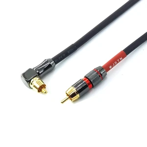 055 90 Degree Right Angle RCA Subwoofer Cable Audio Cable RCA Male to Male Audio Video Cord for Subwoofer, HDTV, Amplifiers,Home Theater,Hi-Fi Systems,Subwoofe 2 Pack (3FT) 055 90 Degree Right Angle RCA Subwoofer Cable Audio Cable RCA Male to Male Audio Video Cord for Subwoofer, HDTV, Amplifiers,Home Theater,Hi-Fi Systems,Subwoofe 2 Pack (3FT)