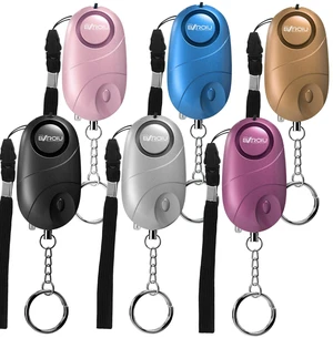 6Pack Personal Alarm Siren Emergency Self Defense Security with LED Lights Safety Alarm for Women Kids and Elders(Multicolored) 6Pack Personal Alarm Siren Emergency Self Defense Security with LED Lights Safety Alarm for Women Kids and Elders(Multicolored)