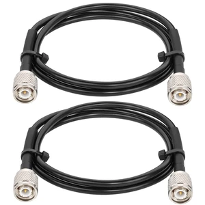 TNC Male to TNC Male Coax Cable 3FT, 2PCS 50 Ohm RG58 Coaxial Cable with TNC Connectors for GPS Navigation Antenna,RTK Surveying Antenna,Wireless mic System TNC Male to TNC Male Coax Cable 3FT, 2PCS 50 Ohm RG58 Coaxial Cable with TNC Connectors for GPS Navigation Antenna,RTK Surveying Antenna,Wireless mic System