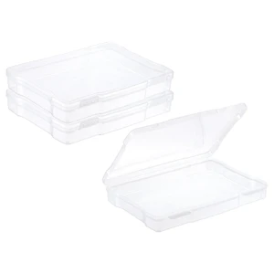 5"x7" Photo Storage Box 2Pack Picture Organizer Cases Clear Picture Boxes Storage Container Plastic for Sticker Scrapbook Craft 5"x7" Photo Storage Box 2Pack Picture Organizer Cases Clear Picture Boxes Storage Container Plastic for Sticker Scrapbook Craft