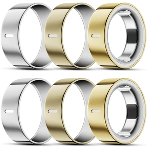 6 Pack Ring Cover Compatible with Oura Ring Gen 4/3 Horizon/Heritage Support Charging with Cover on, Ultra-Thin TPU Protector for Men Women, Size 9 6 Pack Ring Cover Compatible with Oura Ring Gen 4/3 Horizon/Heritage Support Charging with Cover on, Ultra-Thin TPU Protector for Men Women, Size 9