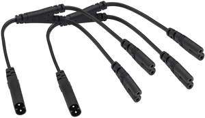 (2 Pack) IEC 320 C8 to Dual C7 Y Splitter Power AC Adapter Cable,10A 125V Figure 8 Male to Double Female IEC C7 to C8 AC Converter Polarized Cable for LED TV etc (0.3m/1ft) (C8 to 2*C7) (2 Pack) IEC 320 C8 to Dual C7 Y Splitter Power AC Adapter Cable,10A 125V Figure 8 Male to Double Female IEC C7 to C8 AC Converter Polarized Cable for LED TV etc (0.3m/1ft) (C8 to 2*C7)