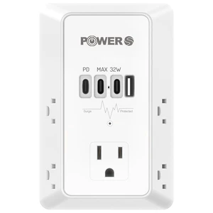 20W PD Fast Charging Wall Outlet with USB Ports (3C1A), Electrical Outlet Extender, Surge Protector, Wall Plug Adapter for Multiple Devices, Wall Socket Expander 20W PD Fast Charging Wall Outlet with USB Ports (3C1A), Electrical Outlet Extender, Surge Protector, Wall Plug Adapter for Multiple Devices, Wall Socket Expander