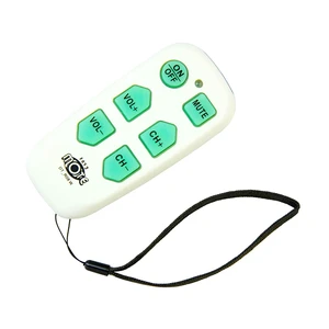 Universal Big Button TV Remote - EasyMote DT-R08W. Backlit, Easy Use, Smart, Learning Television & Cable Box Controller, Perfect for Assisted Living Elderly Care. White TV Remote Control Universal Big Button TV Remote - EasyMote DT-R08W. Backlit, Easy Use, Smart, Learning Television & Cable Box Controller, Perfect for Assisted Living Elderly Care. White TV Remote Control