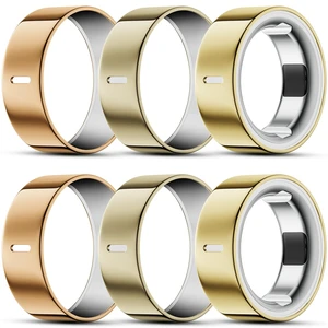 6 Pack Ring Cover Compatible with Oura Ring Gen 4/3 Horizon/Heritage Support Charging with Cover on, Ultra-Thin TPU Protector for Men Women, Size 7 6 Pack Ring Cover Compatible with Oura Ring Gen 4/3 Horizon/Heritage Support Charging with Cover on, Ultra-Thin TPU Protector for Men Women, Size 7